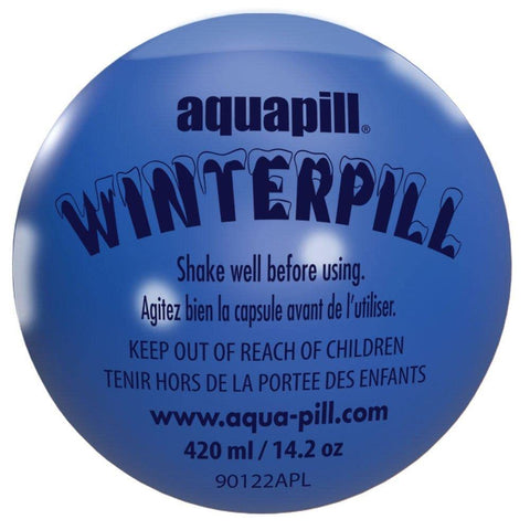 SeaKlear AquaPill WinterPill bottle, convenient winter treatment for clear water