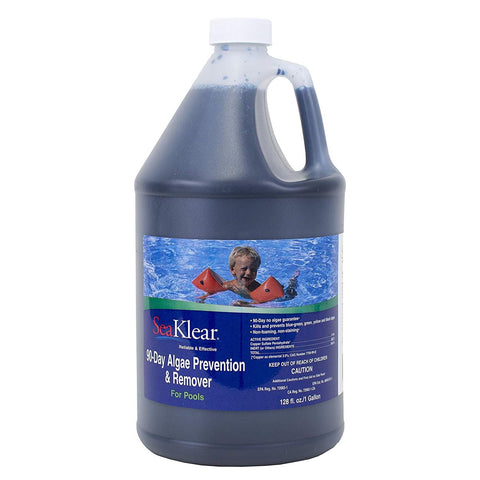 SeaKlear application in a pool to treat and prevent algae growth