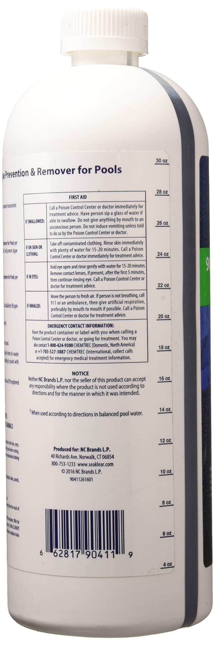 SeaKlear product in pool setting suggests long-lasting algae control