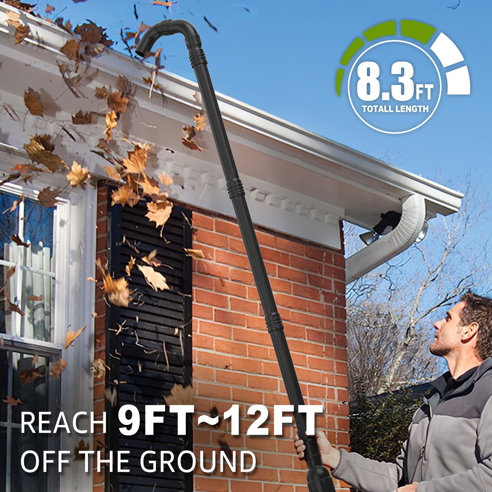 Sealegend DIY gutter kit transforms your blower into a gutter cleaning system.