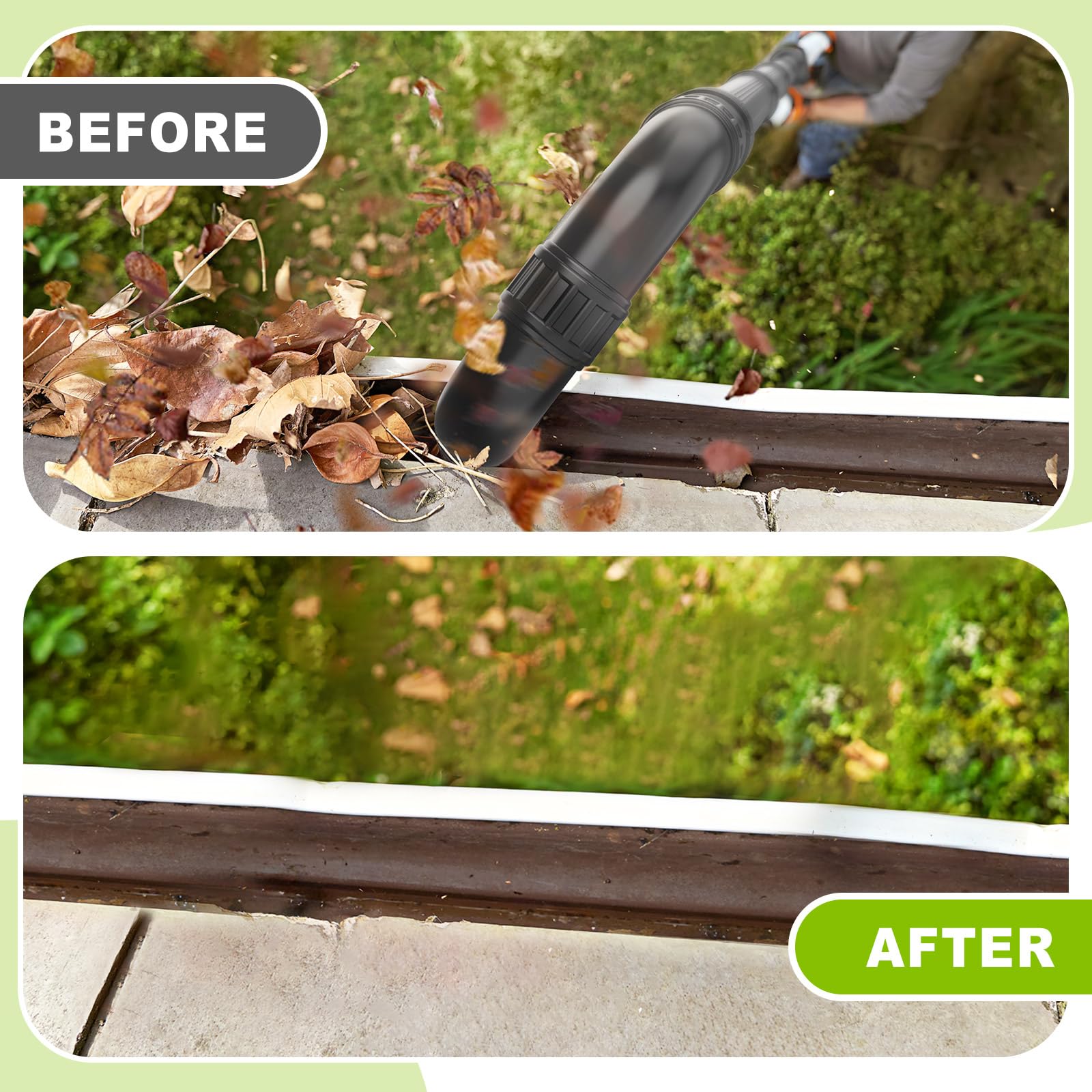 Sealegend extension wand assembly lets you tailor height and angle.
