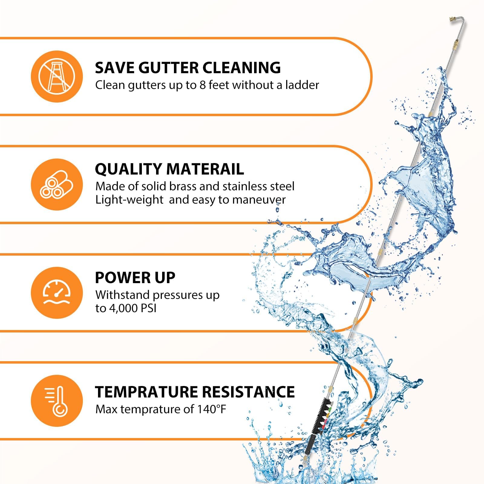 Six nozzle tips from Sealegend for versatile spray patterns
