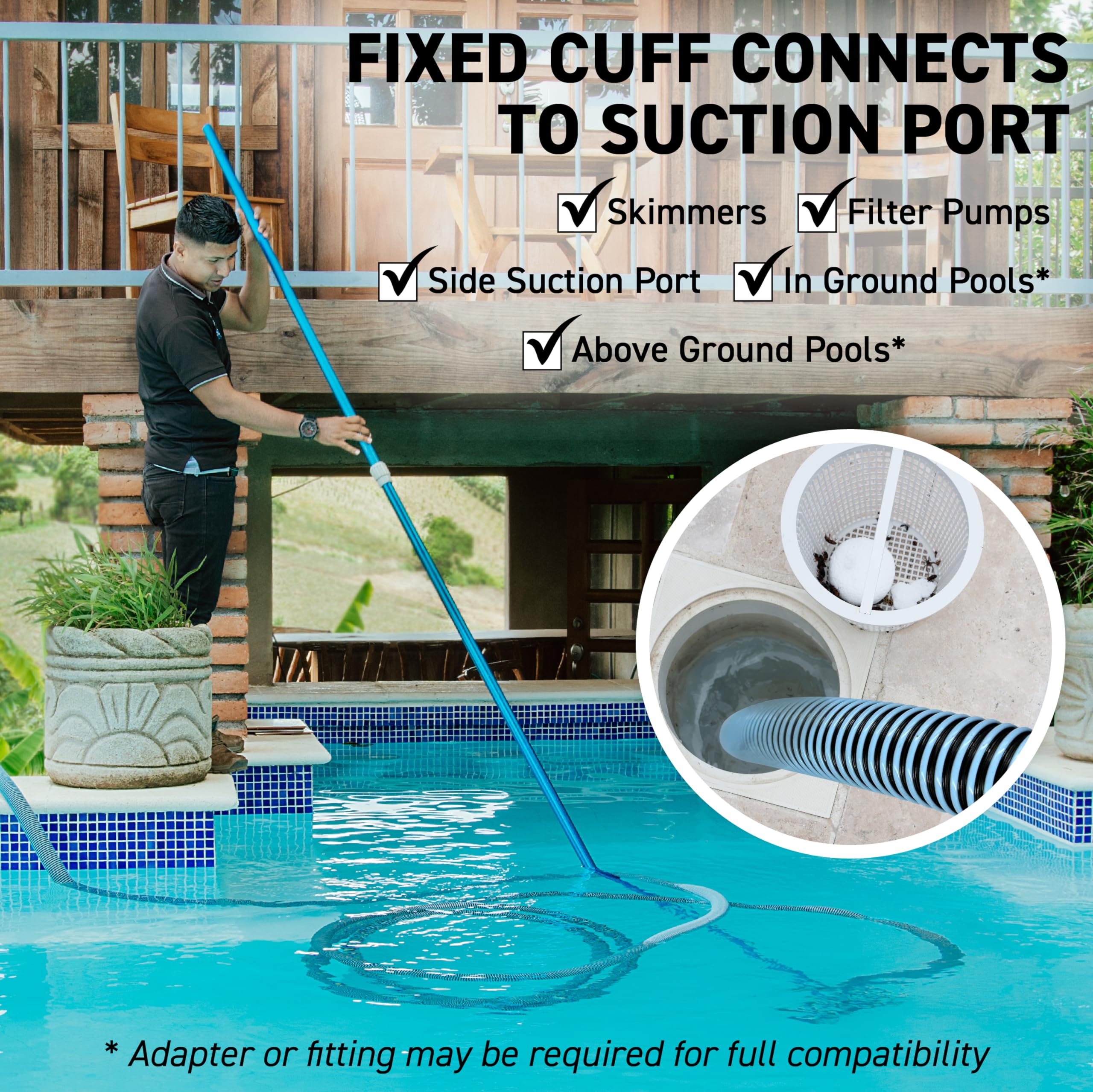 Sealproof EVA hose shown with UV and chemical resistance for durability