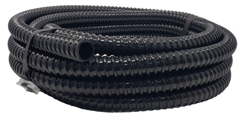 Sealproof tubing installation in a pond feature with connectors