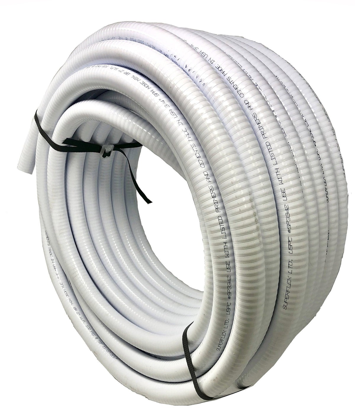 Sealproof PVC pool hose, 1-1/2 inch diameter, 25 ft, ideal for pool filtration.