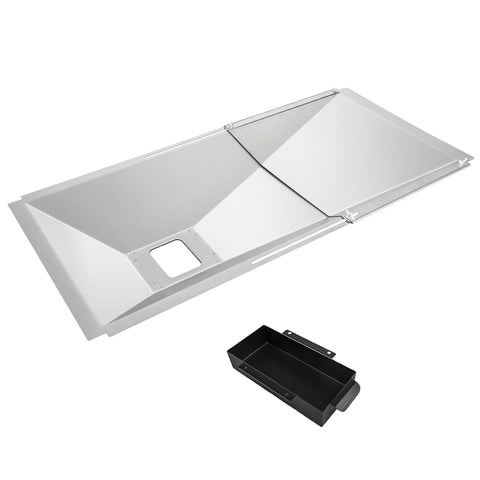 SearCook grease tray adjustable length for a precise grill fit