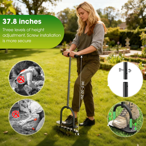 Seasky lawn aerator foot plate for stable stance