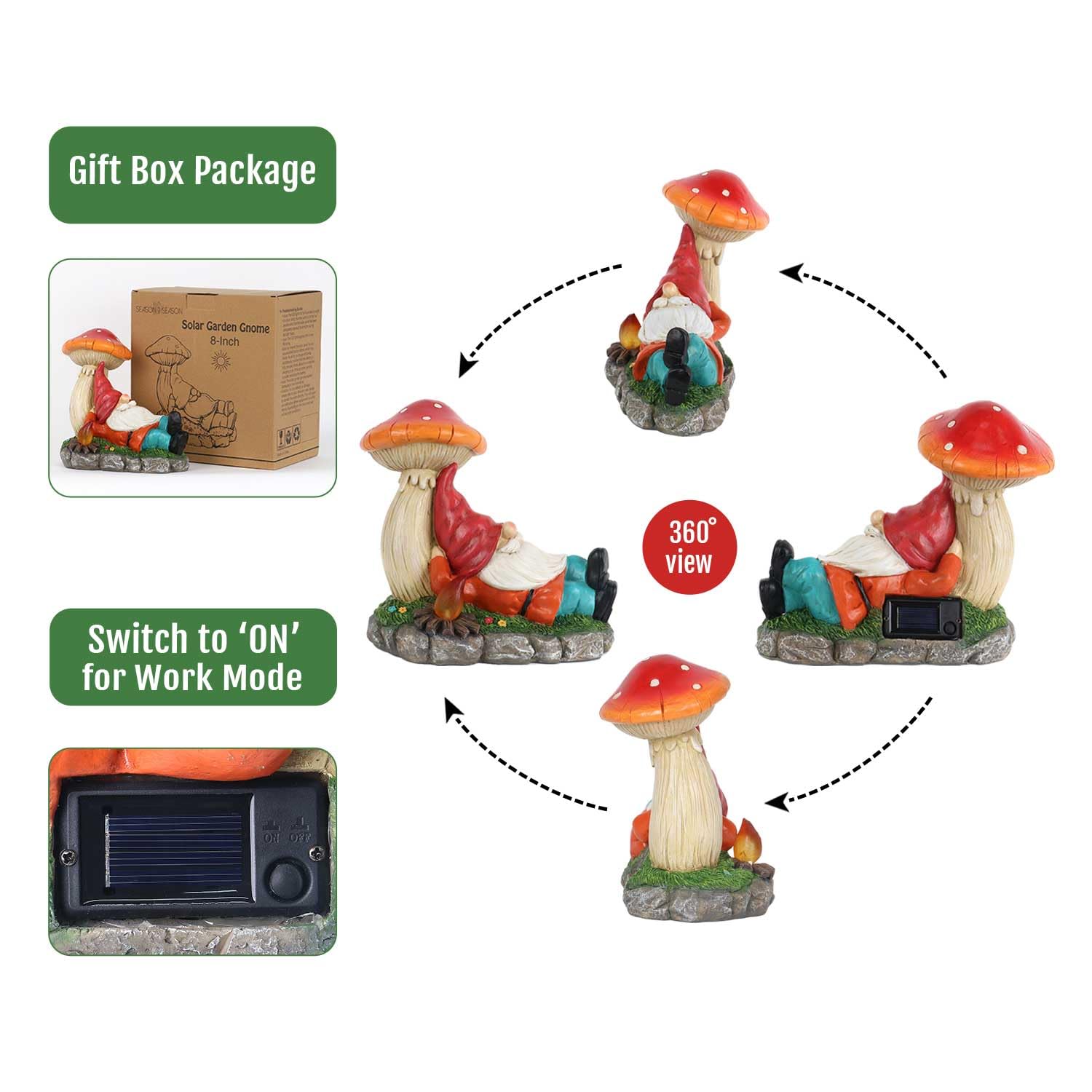 Season 2 Season weatherproof gnomes withstand outdoor elements
