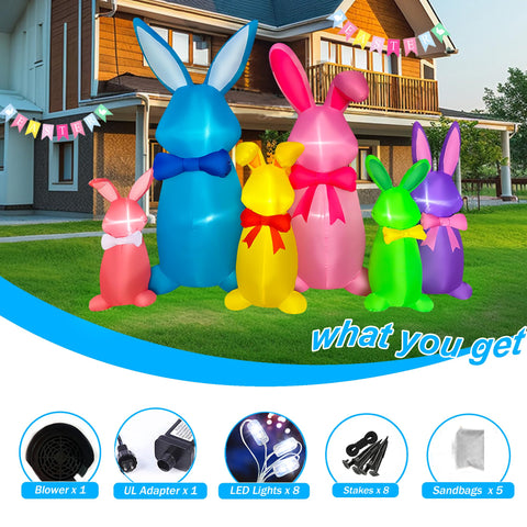 SEASONBLOW LED illumination enhances nighttime yard visibility