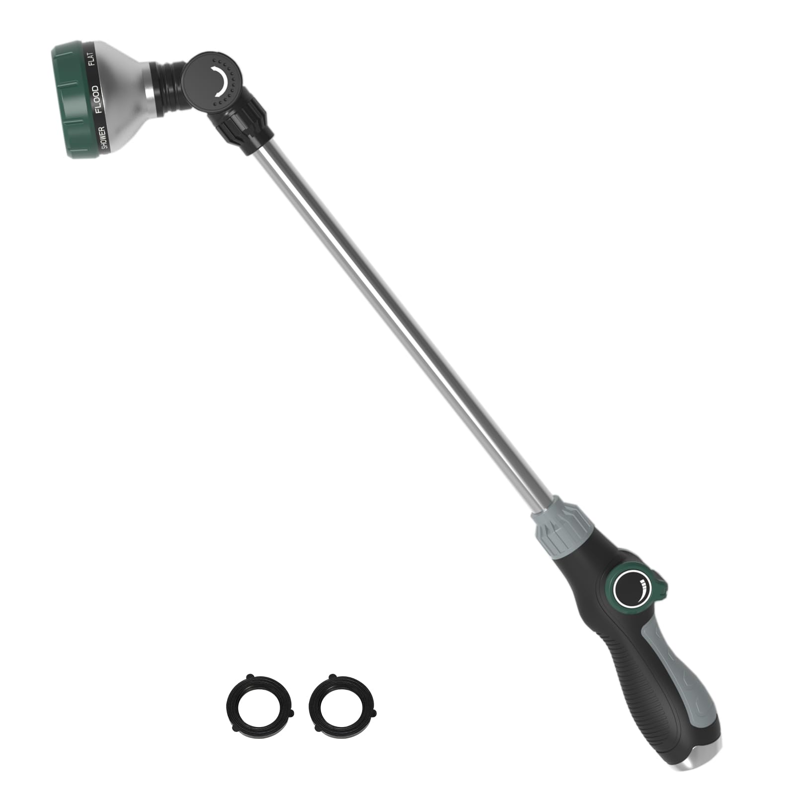Seatern watering wand close-up highlighting ergonomic handle for comfortable watering