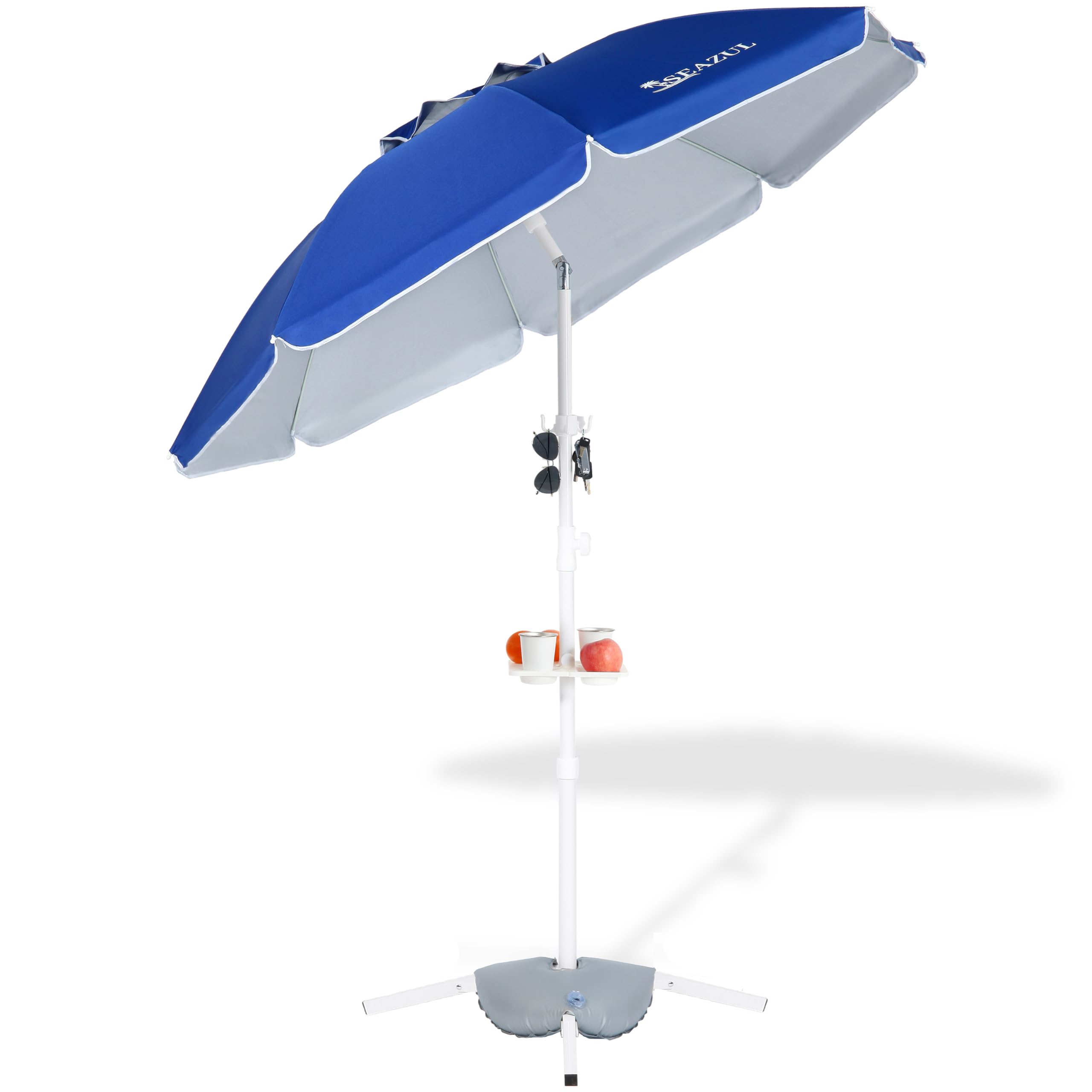 Seazul 6.5ft sun shade umbrella top provides wide, stable shade for outdoor moments.