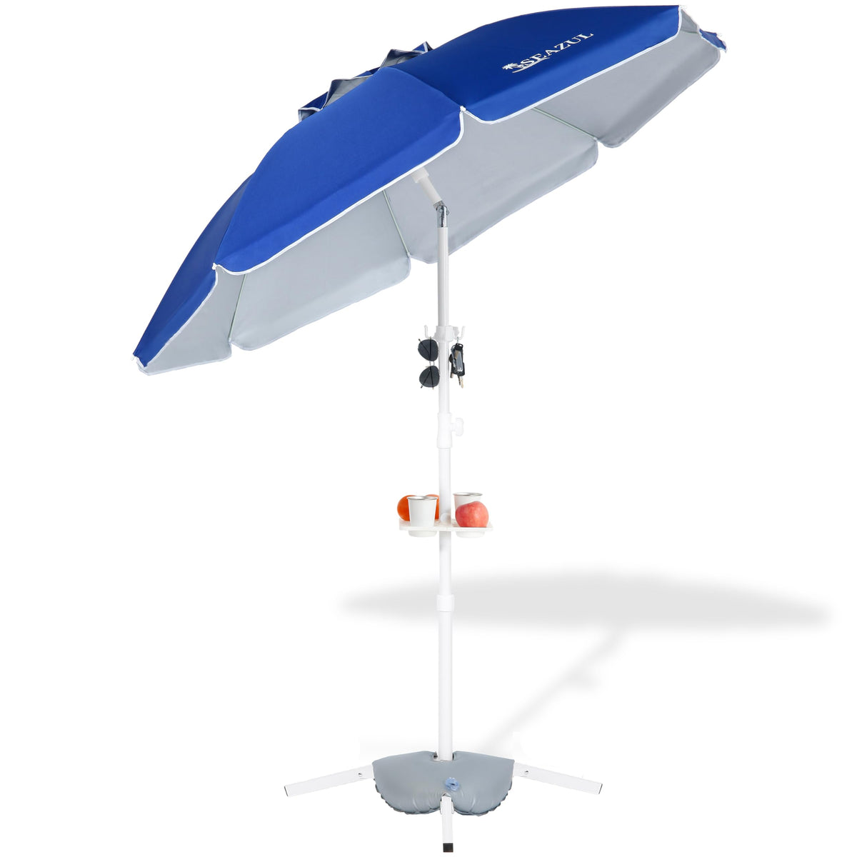 Seazul 6.5ft sun shade umbrella top provides wide, stable shade for outdoor moments.