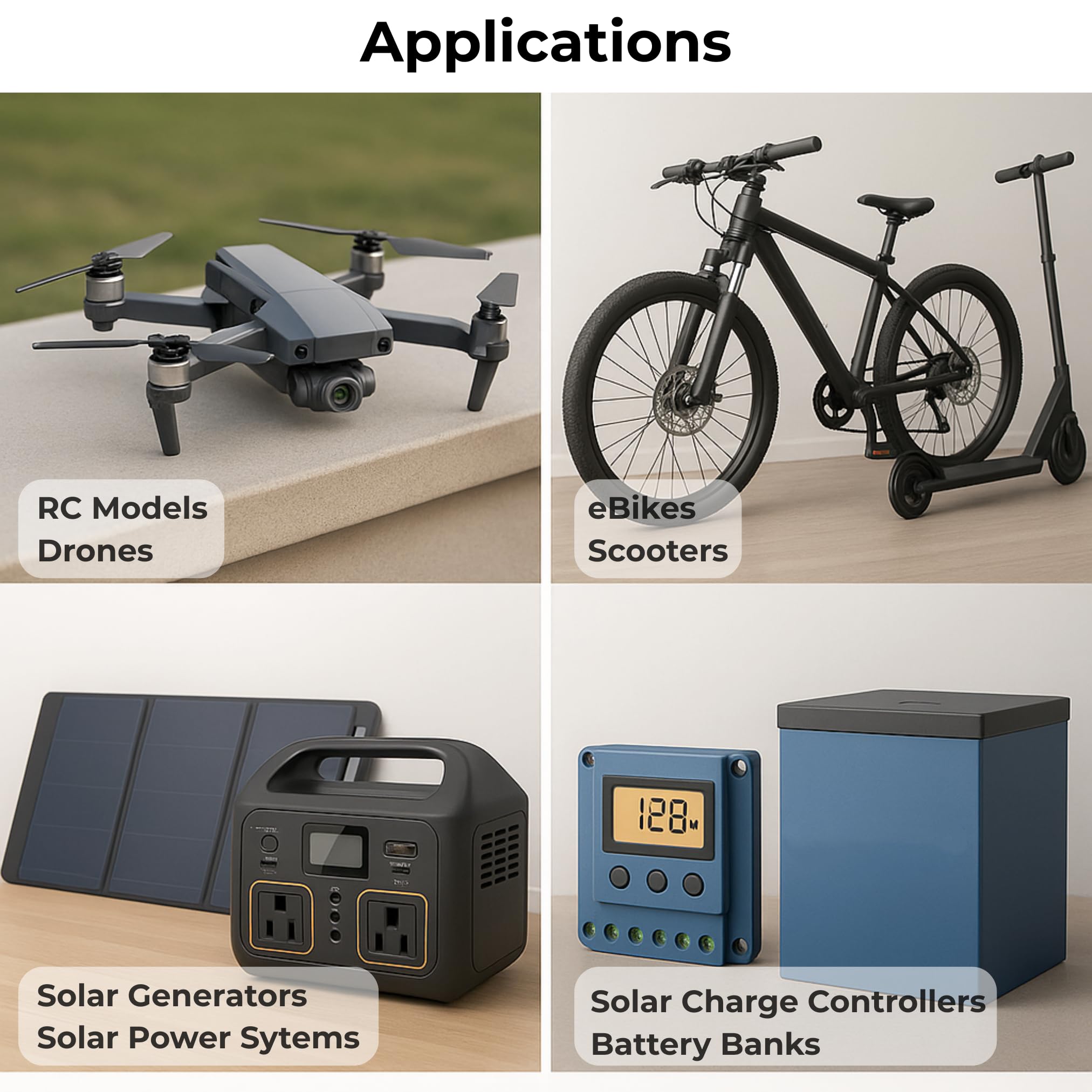 SEBATECH adapter ideal for portable power stations and LiFePO4 packs in field use.