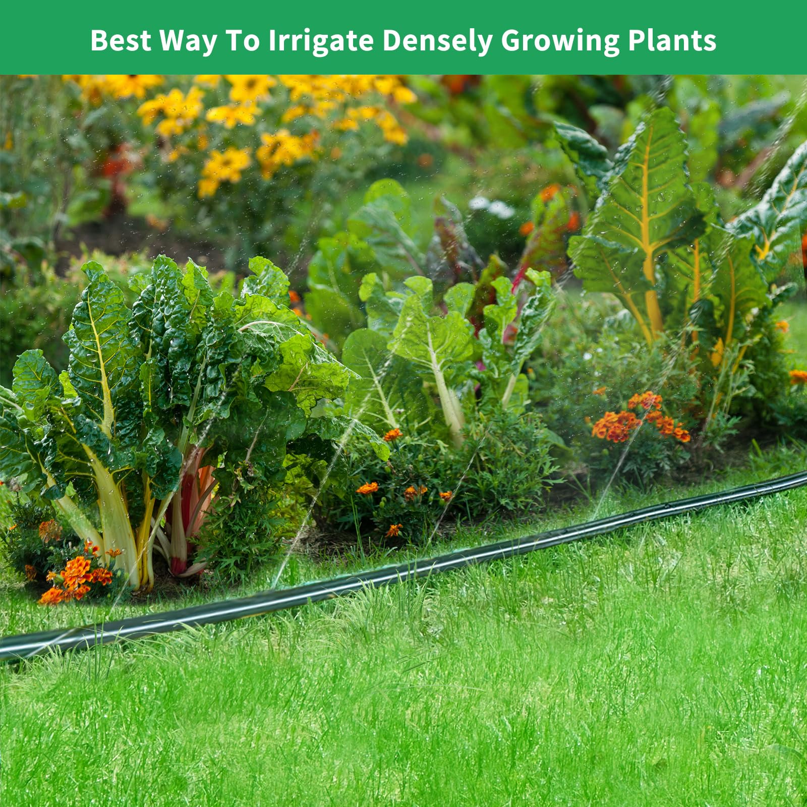 Secbulk water-saving design helps efficient lawn watering.