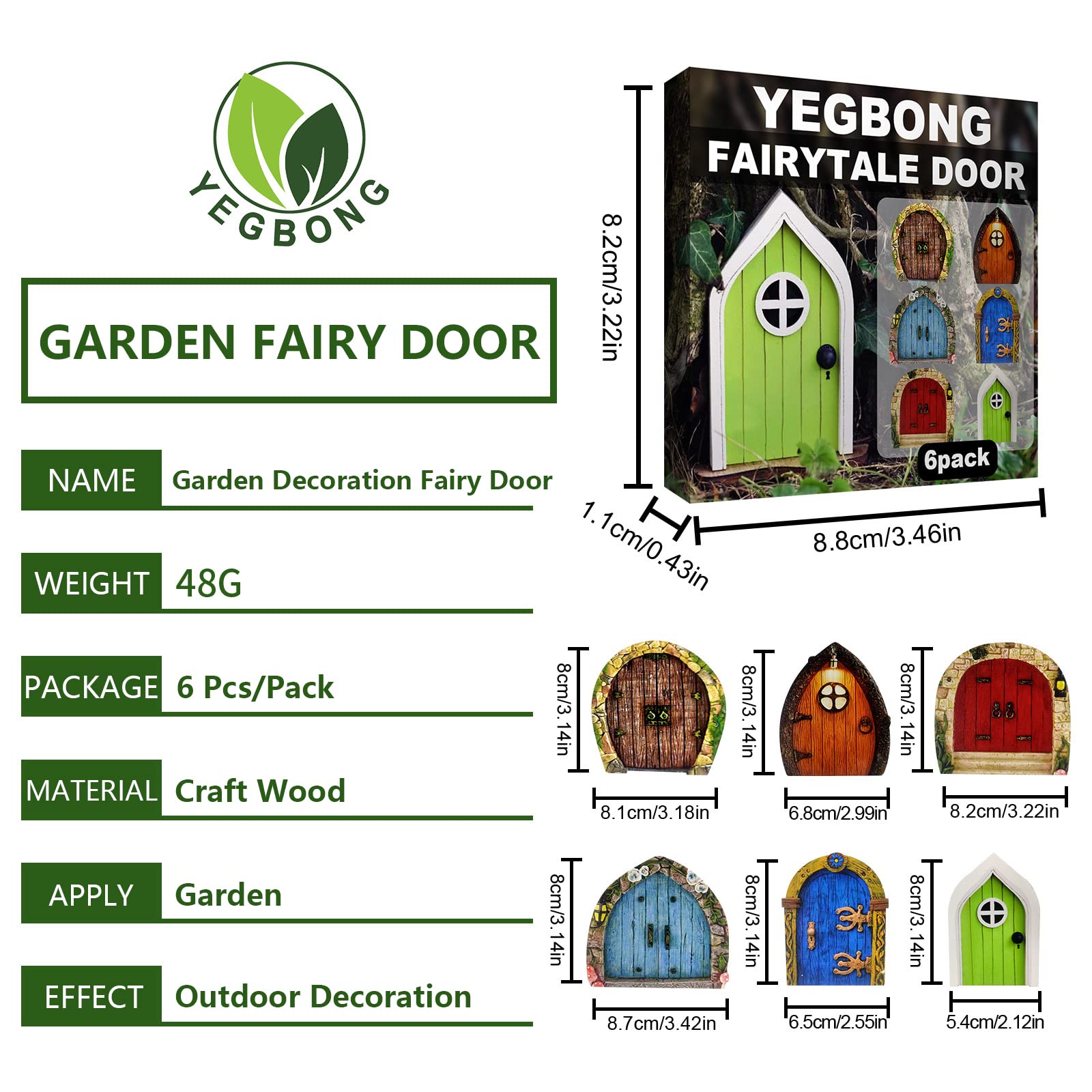 Secfanya GDDFZ miniature garden ornament set adds character to fairy landscapes.