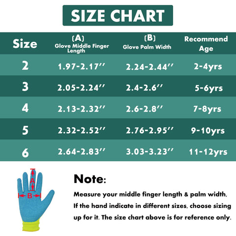 SECHAND kids gardening gloves lightweight breathable design for comfort