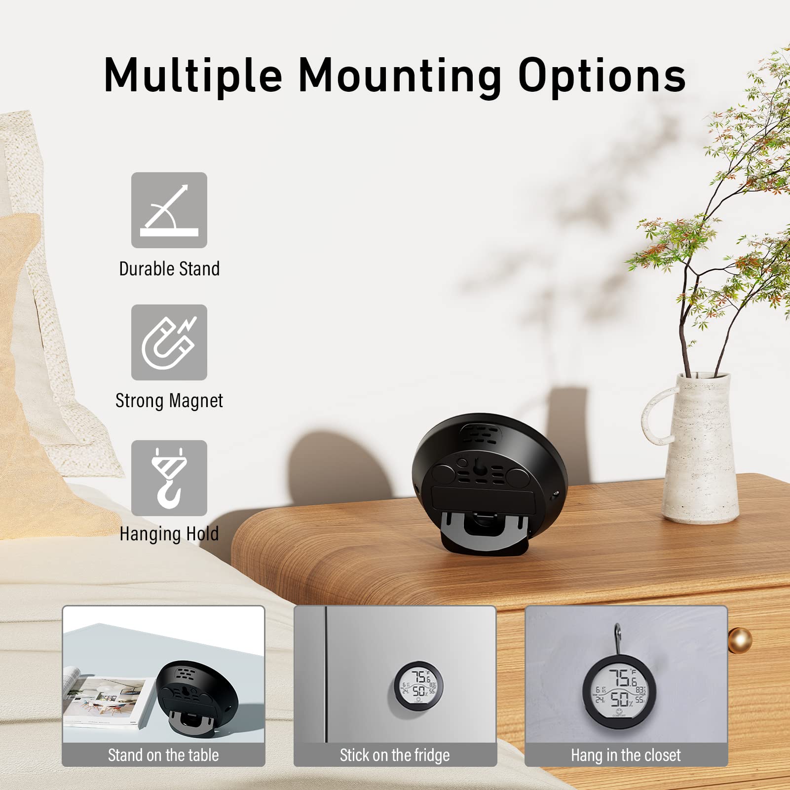 SECRUI TH1 table stand enables portable readings anywhere