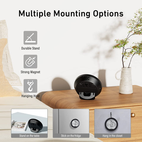 SECRUI TH1 air comfort indicator visual cue for room dryness or humidity