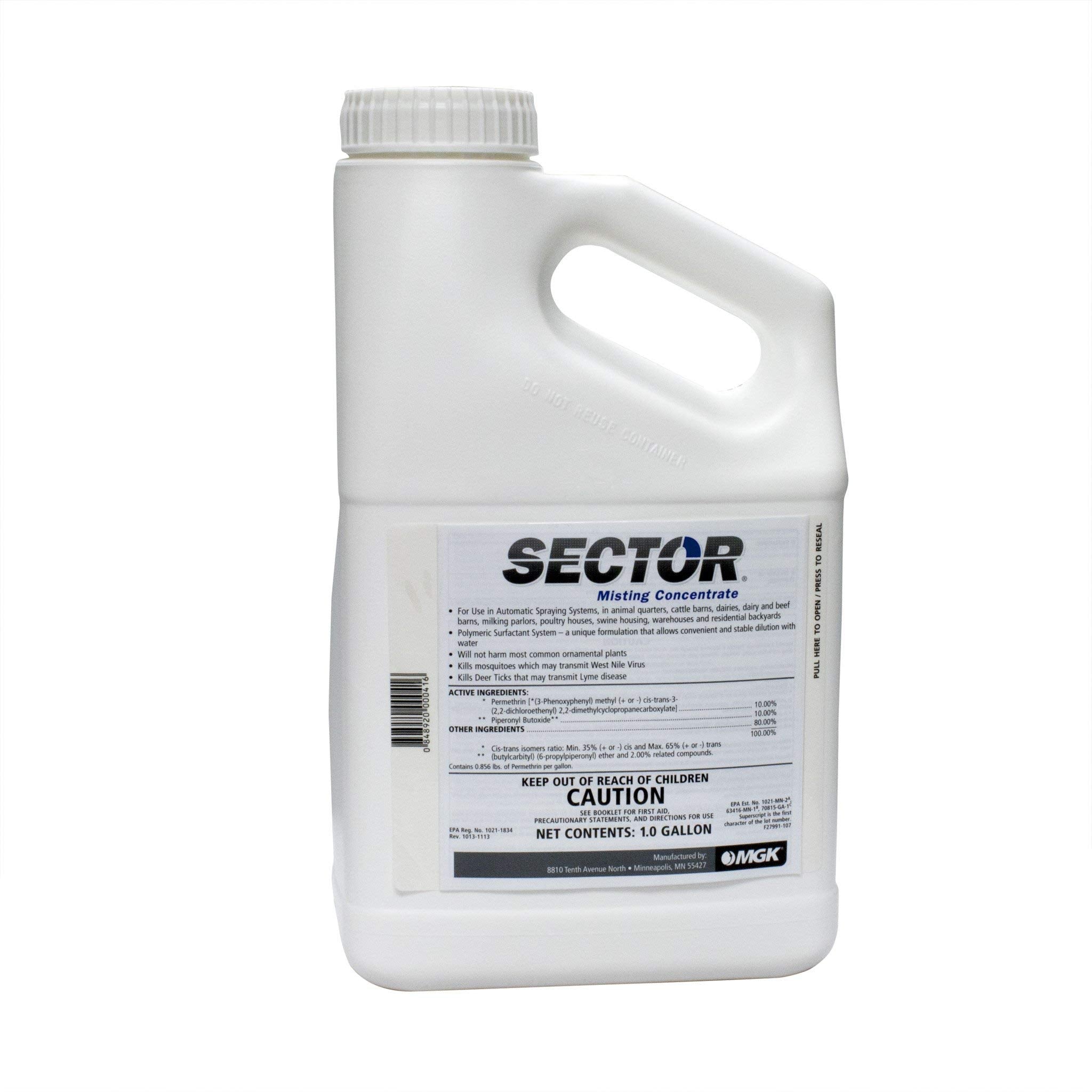 Sector Mosquito Misting System refill 1 gallon bottle for cost-effective outdoor pest control