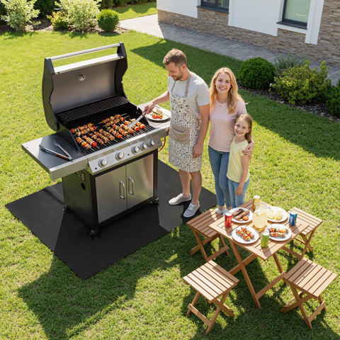 SecuCaptain fire pit mat: avoid direct flames to extend life.
