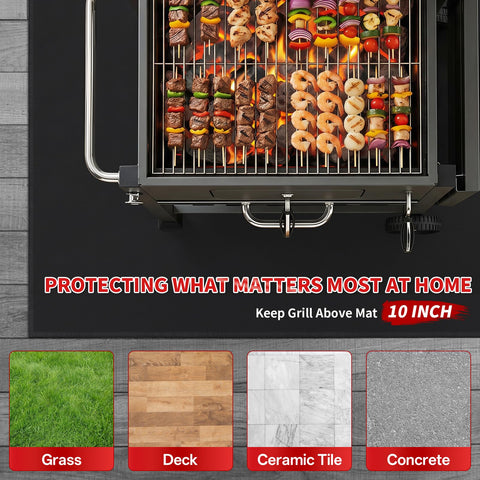 SecuCaptain deck protector is waterproof and reusable for many cookouts