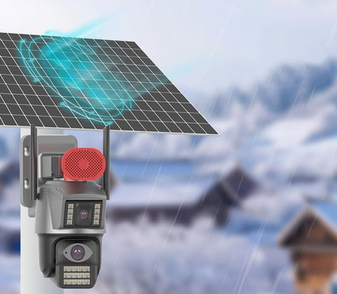 SECUPOE metal straps for versatile outdoor mounting.