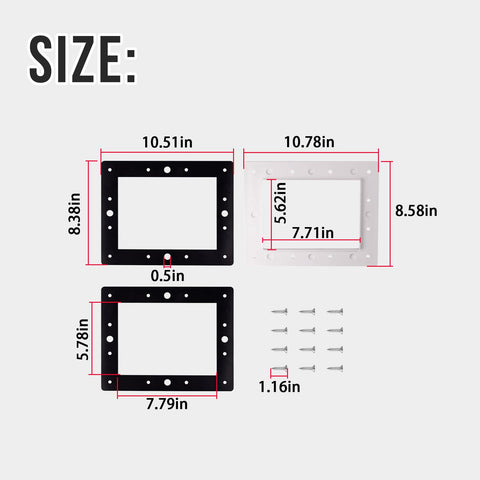 SeDeplacer white SPX1084L faceplate adds a clean look to the pool edge.