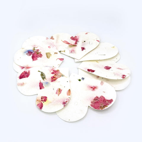 Seed Bloom baby shower heart seed paper keepsake for guests