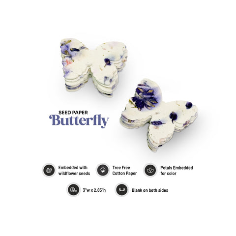 Seed Bloom 50-piece seed paper set ready to give and grow as a gift.