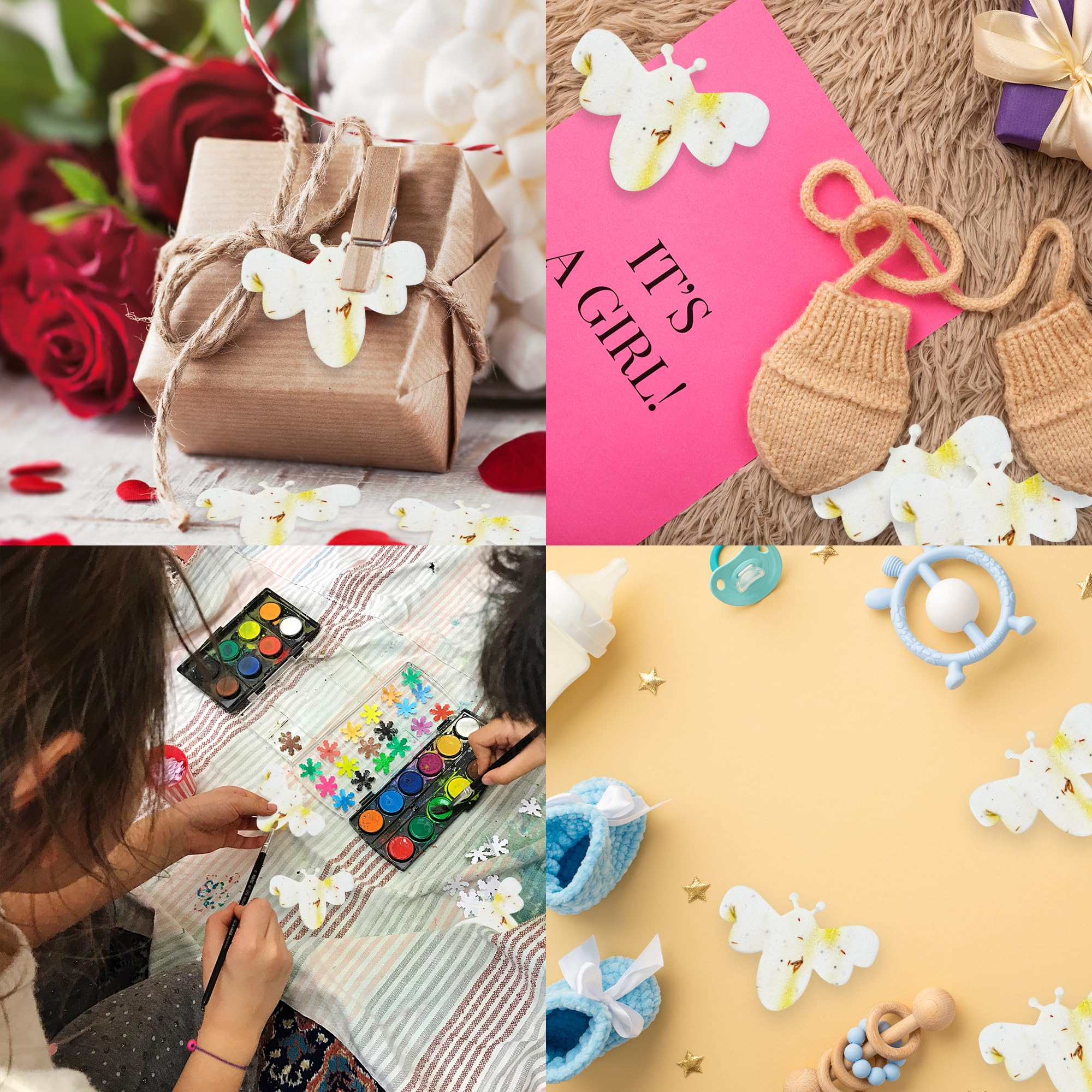Seed Bloom wedding seed paper favors that flower into wildflowers