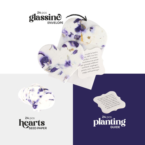 Seed Bloom writable heart surface for personalized messages at events.