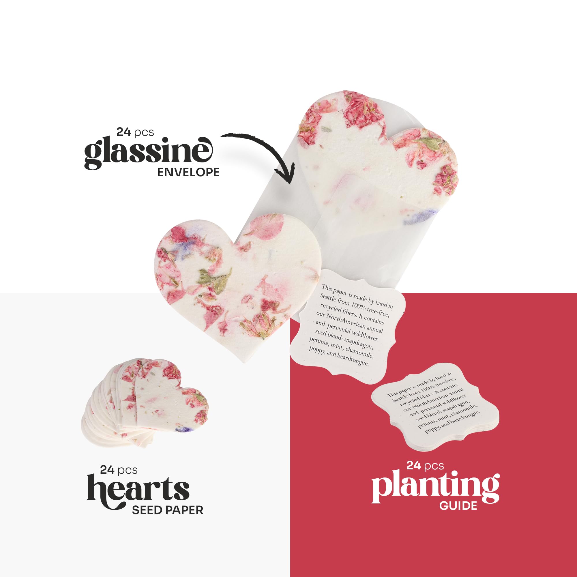 Seed Bloom writable heart surface for personalized messages that celebrate moments.