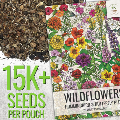 Seed Needs bulk seed pouch ready for easy wildflower garden planting