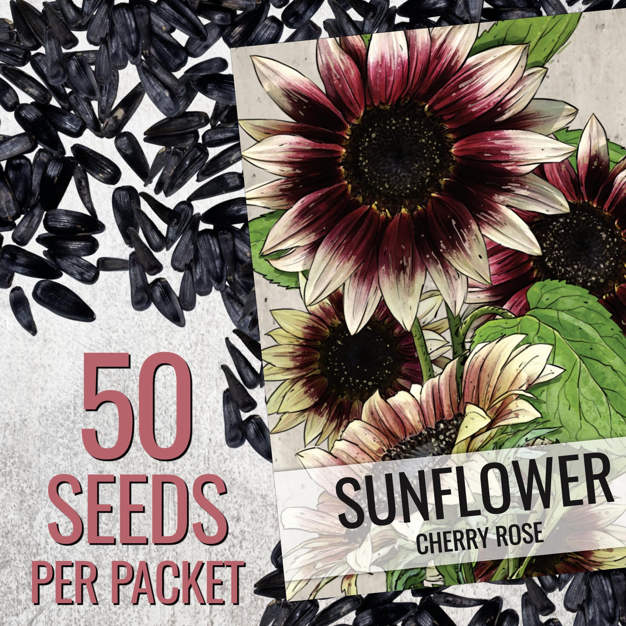 Seed Needs Cherry Rose stems with multiple heads for lush cut flower displays.