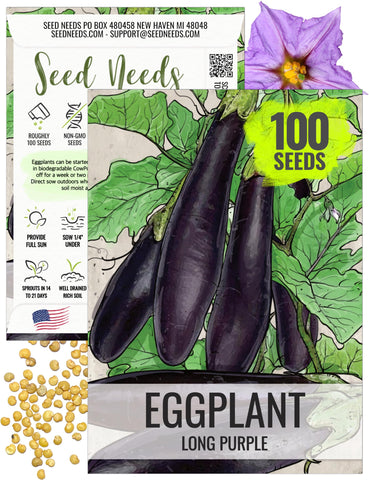 Seed Needs packaging front shows brand and fresh seed details for gardeners.