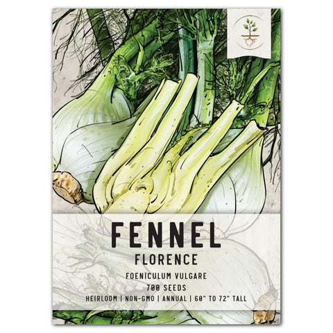 Seed Needs Florence fennel seeds package front for starting an heirloom home garden