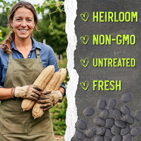 Seed Needs Luffa eco-friendly sponge used in kitchen and bath tasks.