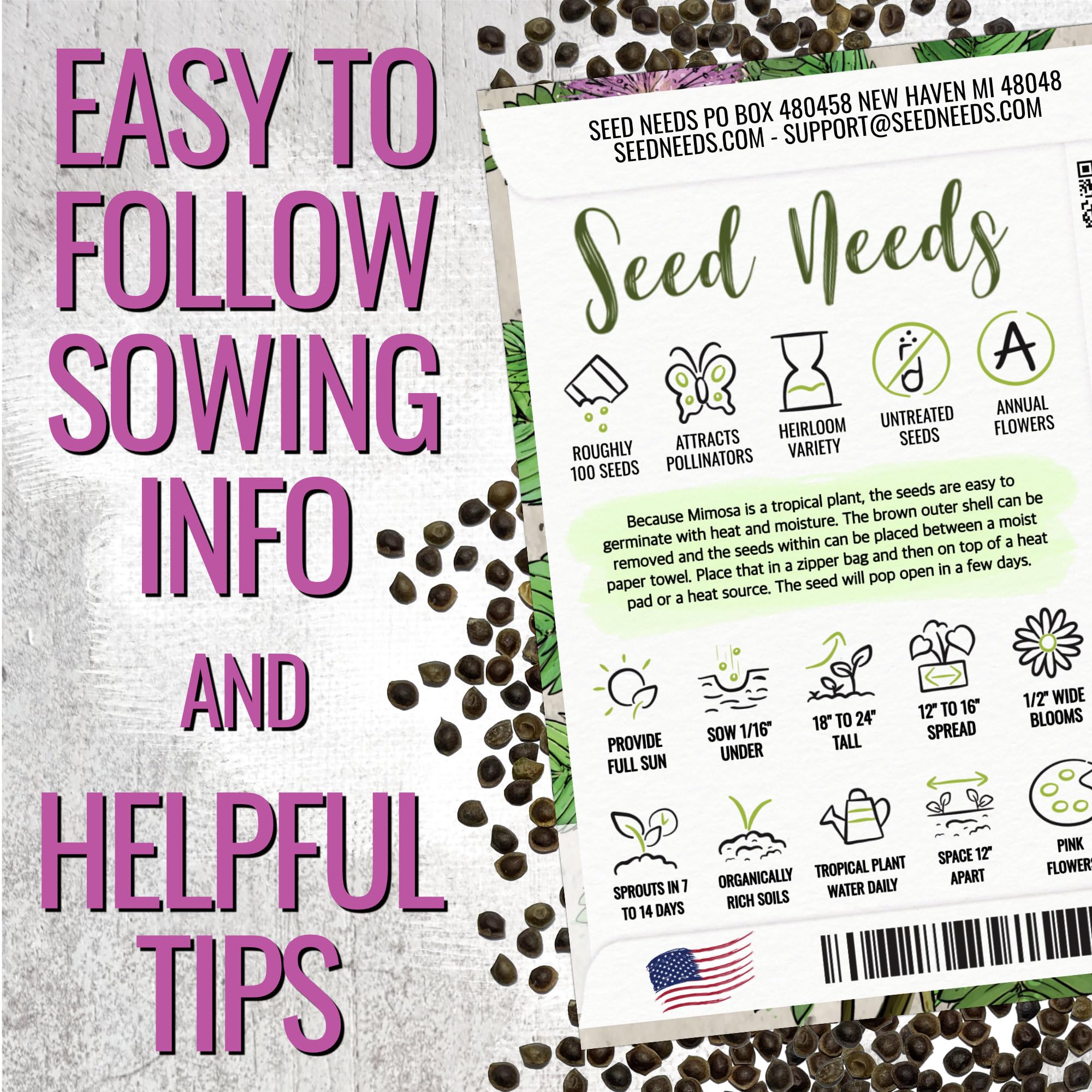 Seed Needs fernlike foliage adds a unique houseplant focal point