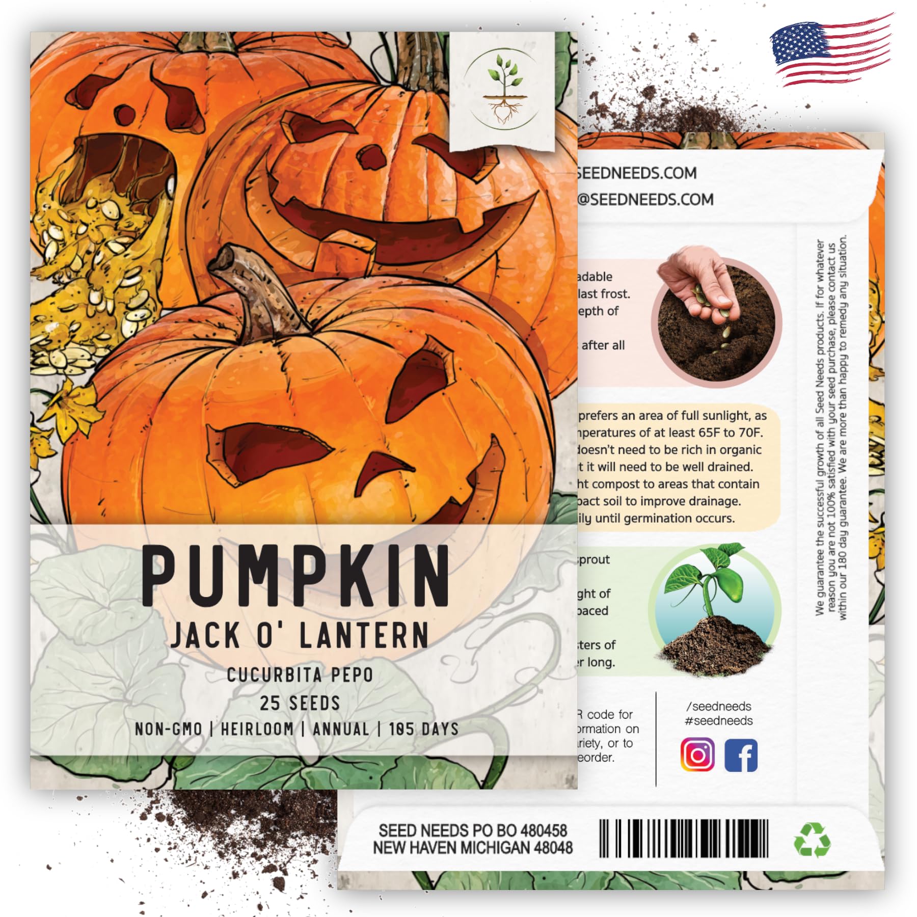 Seed Needs moisture-resistant packaging preserves seed freshness