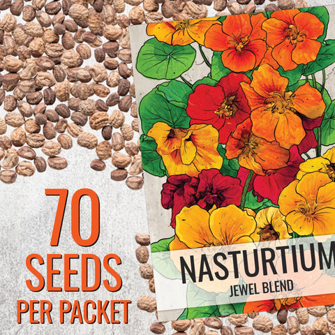Seed Needs Jewel Mixed flowers and leaves are edible for colorful salads.