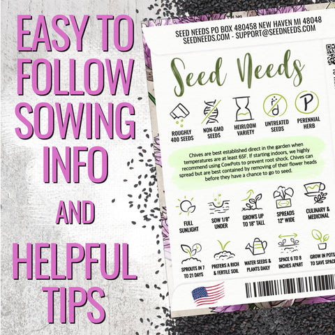 Seed Needs oregano seeds packet for savory Italian-style dishes.