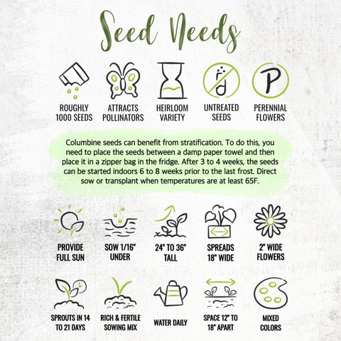 Seed Needs packaging keeps seeds fresh with moisture and tear resistance.