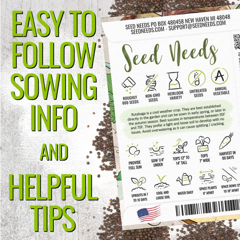 Seed Needs Rutabaga harvest image inspires roasting and mashing ideas.