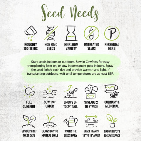Seed Needs Sage Seeds moisture-resistant packaging preserves freshness