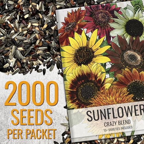 Seed Needs Crazy Blend features 15+ heirloom varieties for vibrant blooms.