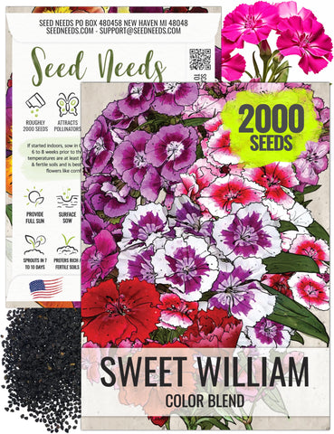 Seed Needs Sweet William seed packet front for easy sowing and planning.
