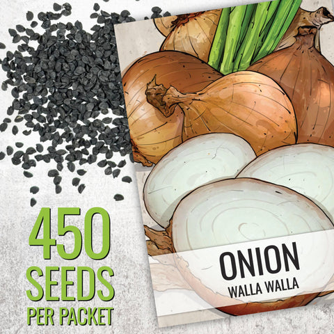Seed Needs Walla Walla garden sowing image demonstrates easy planting steps for harvest.