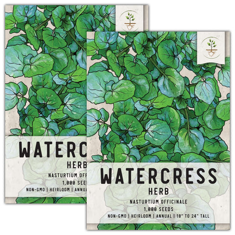 Seed Needs Watercress seeds seed packet, perfect for starting a home garden.