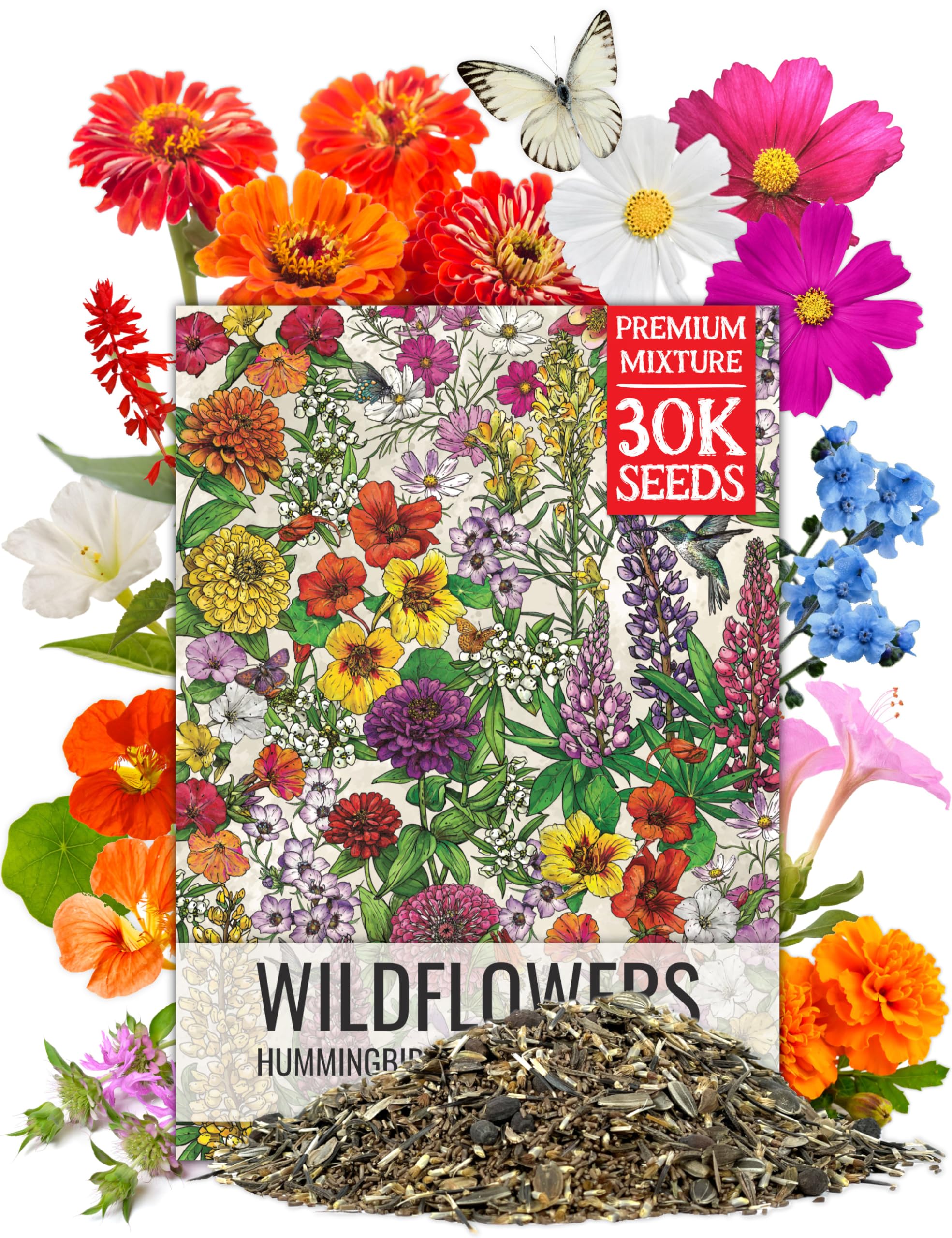 Seed Needs butterfly milkweed seeds for a pollinator-friendly wildflower garden