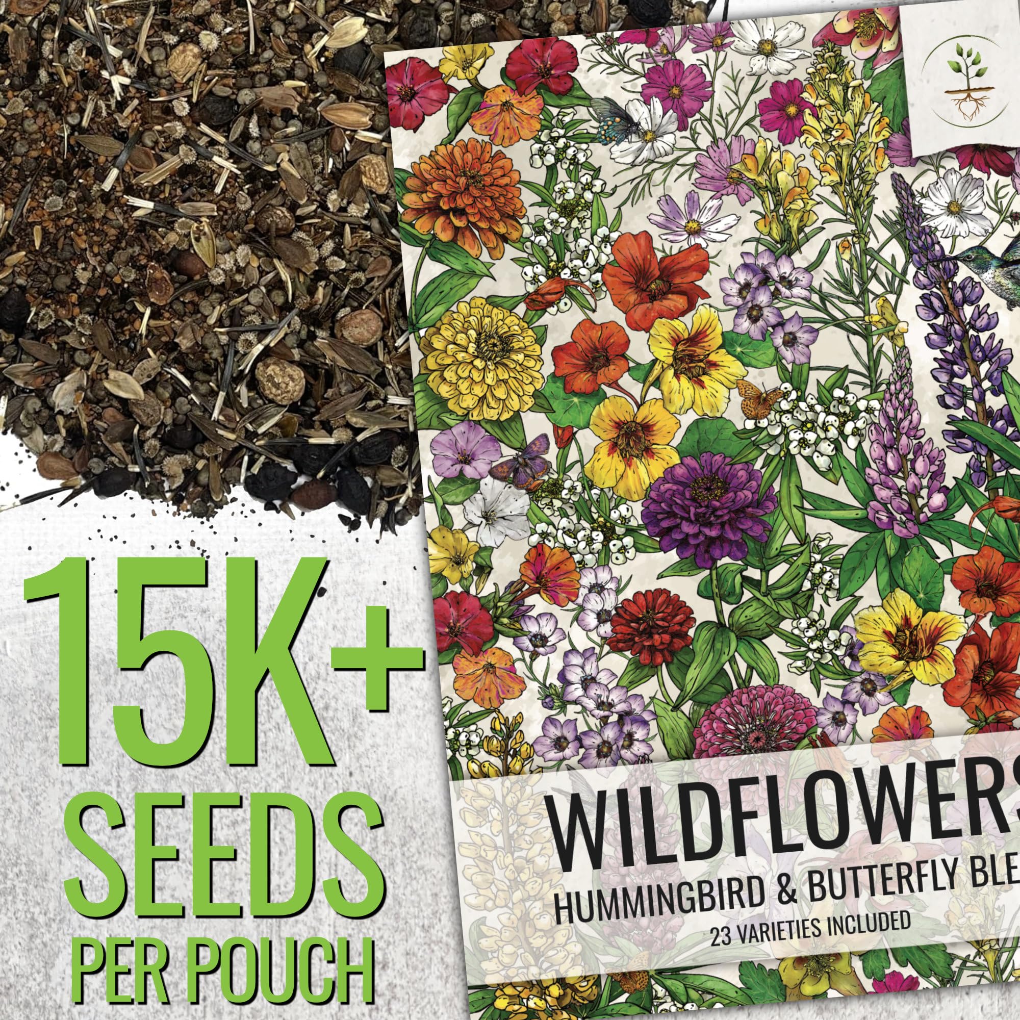Seed Needs annuals close-up showing nectar-rich flowers for garden borders.